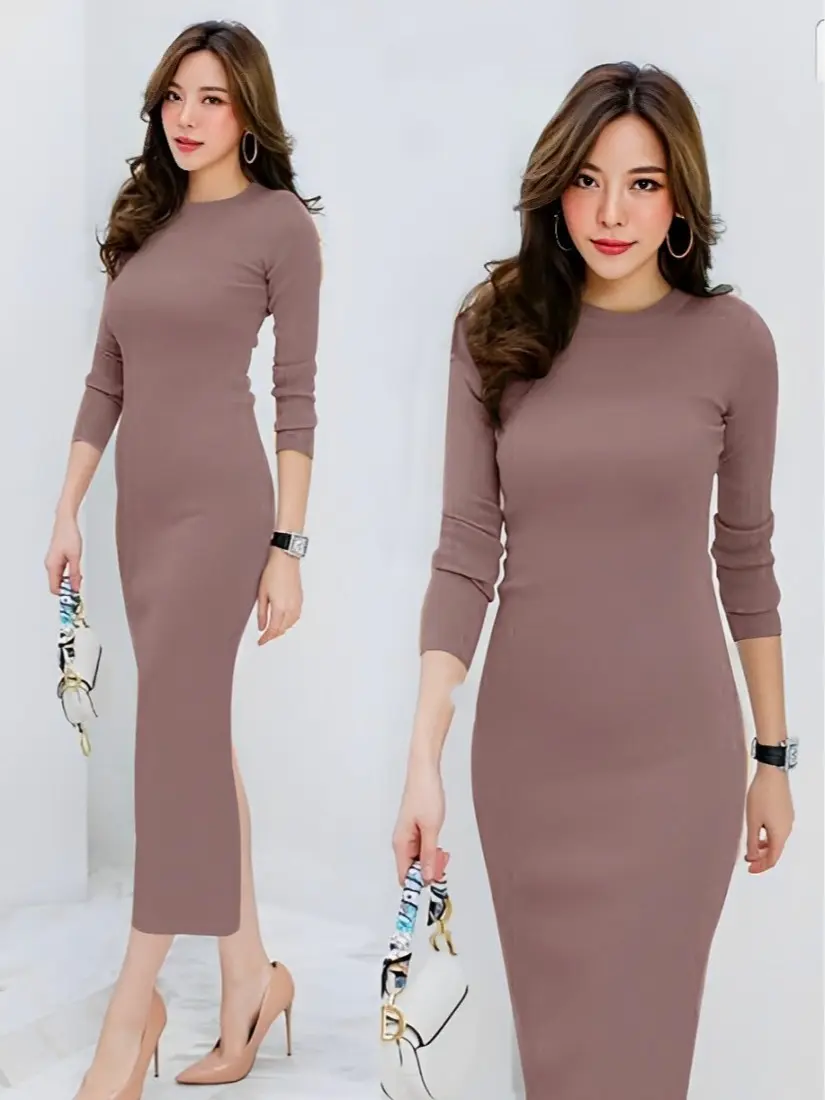 GFS Dress Rajut Issey Ld 90 - 100 cm P 115 cm B 300 gr Cotton Polyester #4420