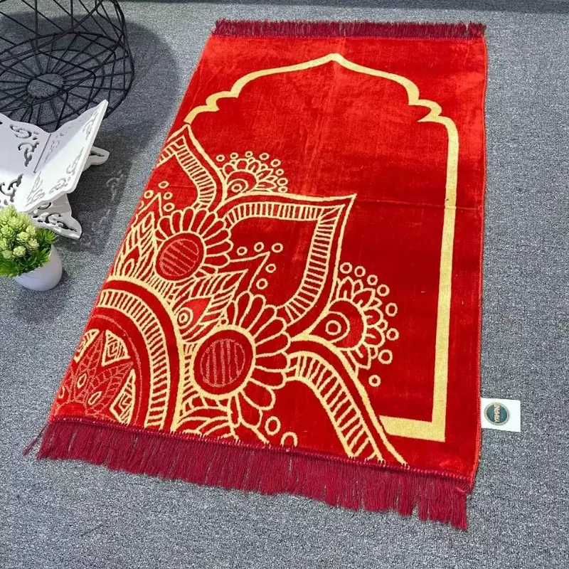 Sajadah Sholat Turki Flora Ukuran 110x70cm Bahan Halus Dan Lembut Murah Kualitas Premium 2