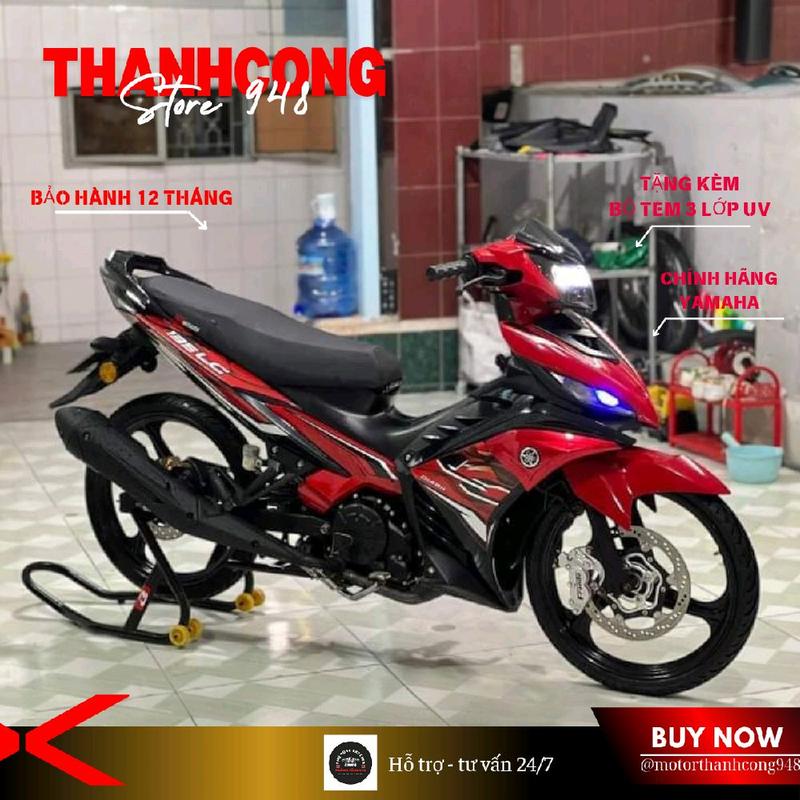  Dàn áo Exciter 135 Đỏ Đen Tem LC135 | Hàng Chính Hãng chuẩn đời 2011–2014 | Tặng Tem + Baga + Sticker 