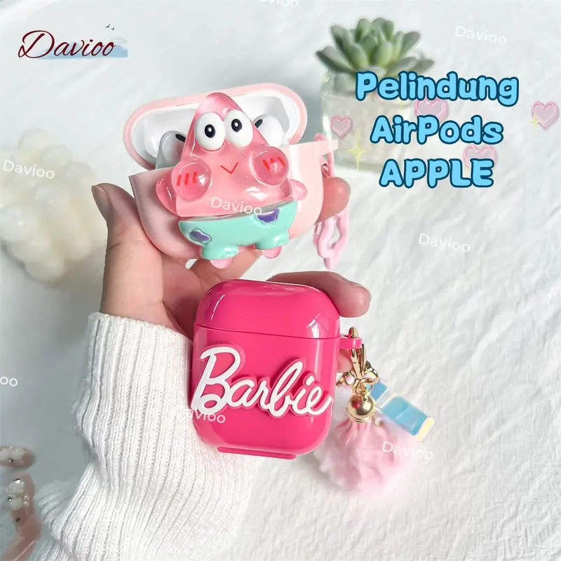 Pelindung Apple Airpods 1 2 3 Pro Pro2 Pelindung Earphone Soft TPU Motif Bervariasi 0