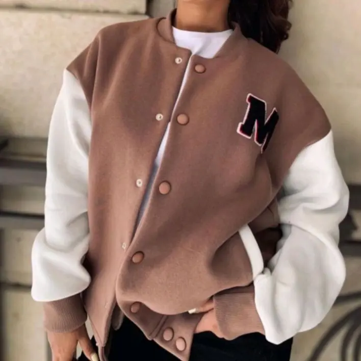 jaket baseball/jaket baseball viral 2022/jaket baseball oversize korea style