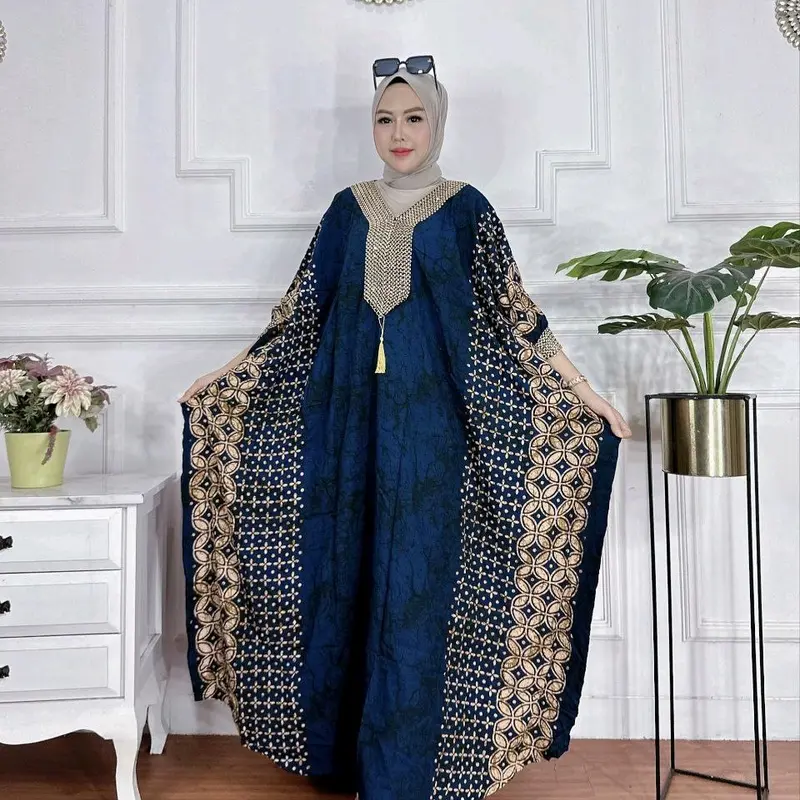 Kaftan / Gamis bahan katun LD 200 1