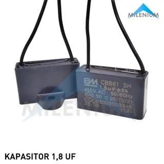 Kapasitor Kipas Angin 1,8 Mikro Cosmos / Miyako / Capasitor Fan 1,8 UF 0
