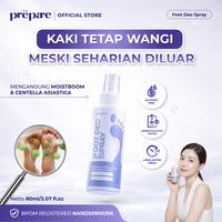 Gambar Prepare Foot Spray Pewangi Penghalus Tumit Pecah dan Kering Pelembut Tumit Kapalan Obat Bau Kaki Perawatan kaki Mencegah Bau | FS dari prepare.id Kota Tangerang 3 Tokopedia