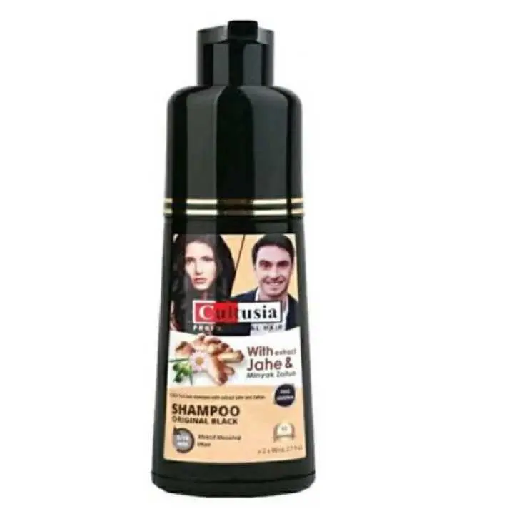 1Pc Shampoo Cultusia Black Penghitam Rambut 160 ml penghilang uban 0