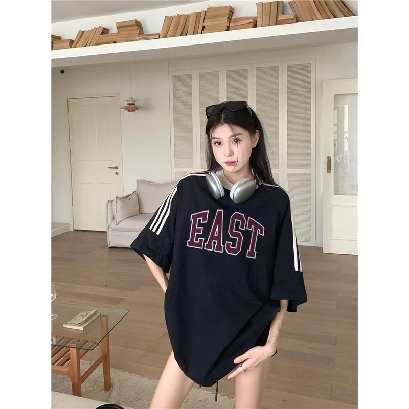 JOY FASHION Kaos Lengan Pendek Unisex Garis Tiga Motif Basic East Style - Bahan 100% Cotton Adem & Nyaman Dipakai! 2
