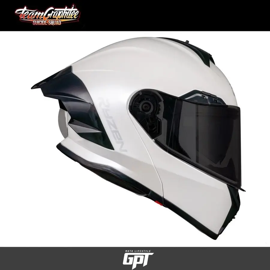 RYZEN HELMET ZX400V V2 XV MODULAR dual visor w/ aggressive spoiler