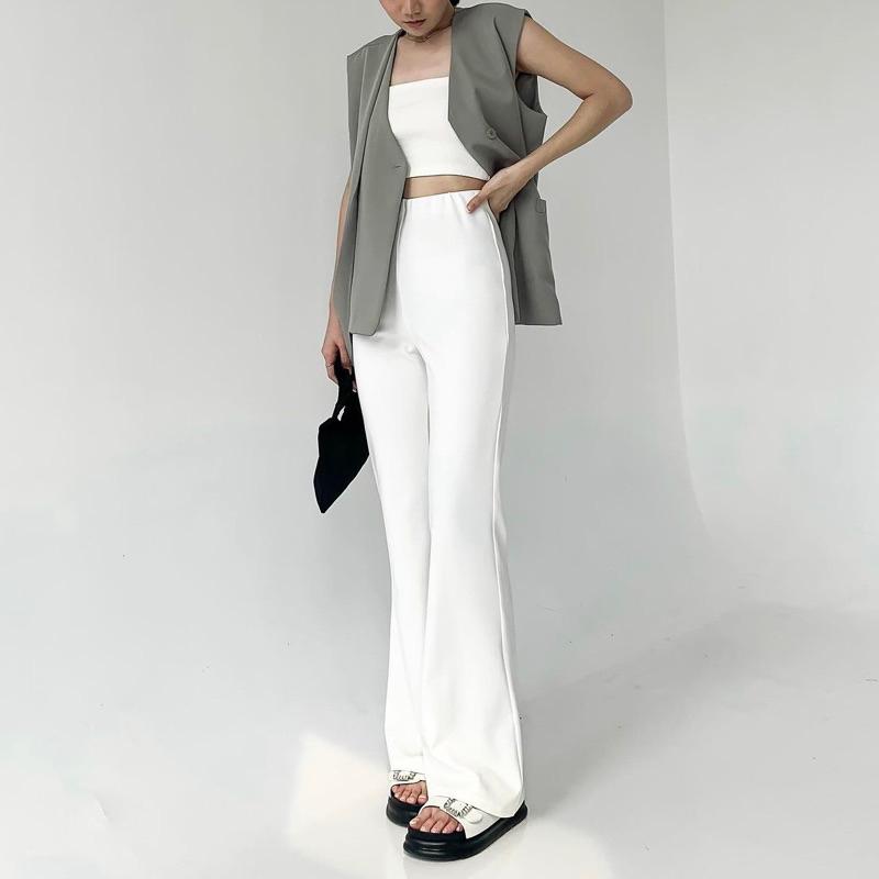 Ilaya Flare Pants Highwaist - Kulot Cutbray - Celana Cutbray Korea Formal 7