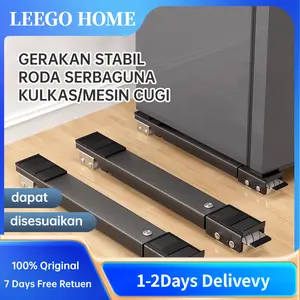 （2pcs）Roda Lemari Portable / Tatakan kulkas / Kaki kulkas / Tatakan mesin cuci