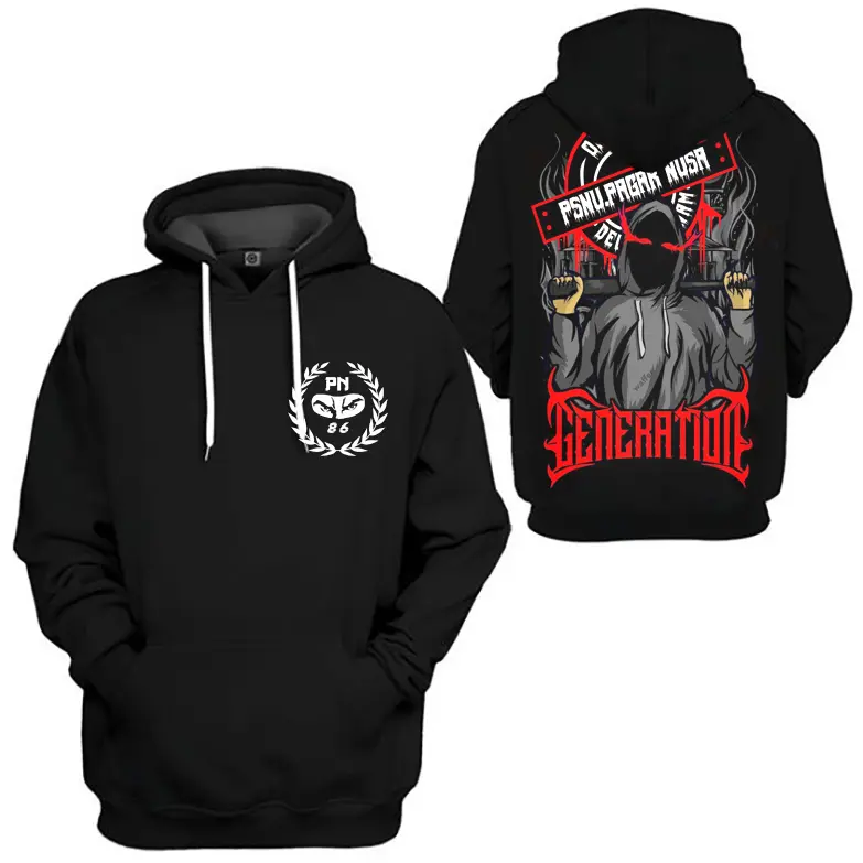jaket PAGAR NUSA jaket hoodie full colour/full gambar desain terbaru cocok dipakai untuk penrus generasi PAGAR NUSA 3