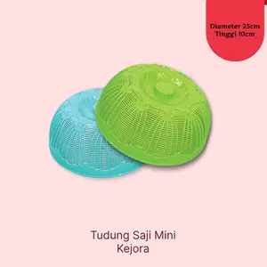 (BB) TUDUNG SAJI MINI KEJORA/ PENUTUP MAKANAN/ TUDUNG WARNA
