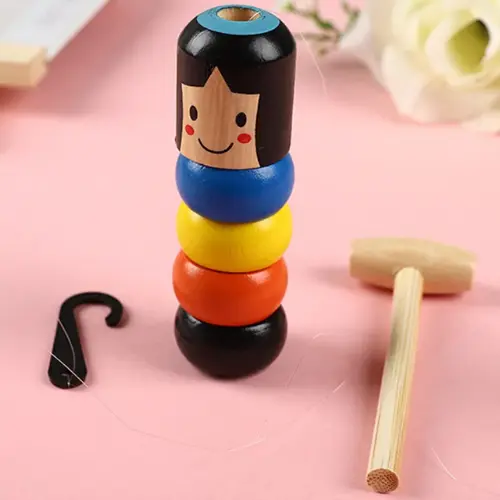 SL0164-B Mainan Kayu Daruma Ajaib RONTEK