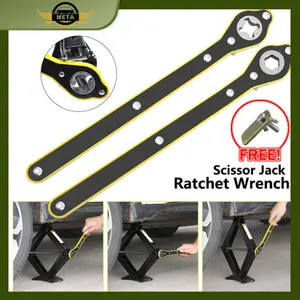 [Meta] Kunci dongkrak mobil/dongkrak mobil/kunci pas besi universal/pengganti ban car Alat Adaptor Motorcycle Tire