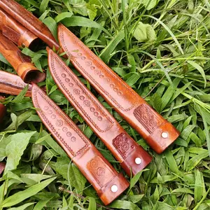 Sarung Kulit Sapi Asli, Untuk Bilah 10, 15 dan 20 CM.