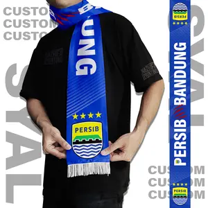 Nazhifa Printing - Syal Persib Maung Bandung, Klub Bola, Scraft Scarf Leher Pria Wanita Unisex