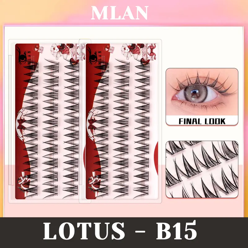 Beli 1 Dapatkan 1 Gratis! MLAN Beauty Bulu Mata Glueless - Tempel Tanpa Ribet – No Lem Needed - Natural Look- Bold Look 5