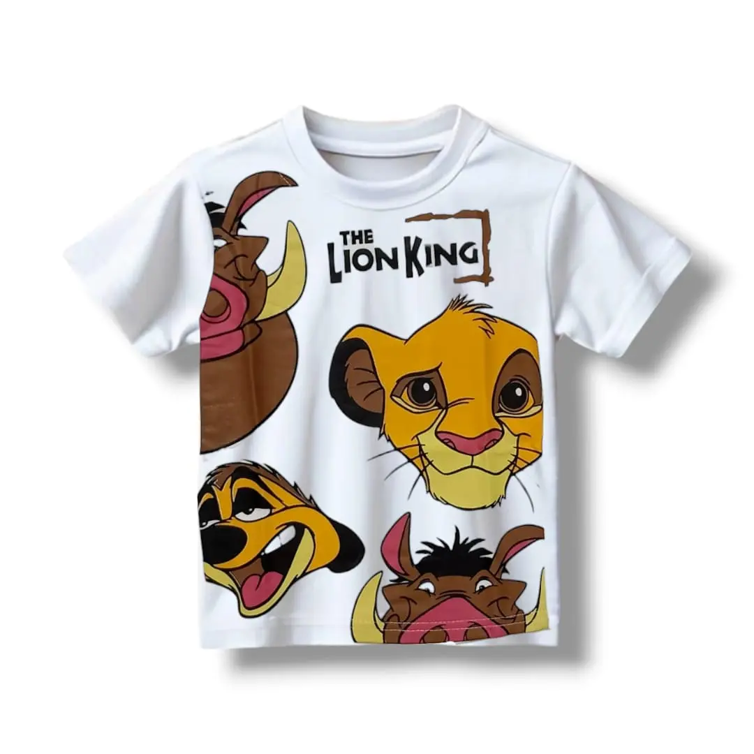 Follux - Baju Kaos Atasan anak Cowok motif  Lion King Best Seller Fashion