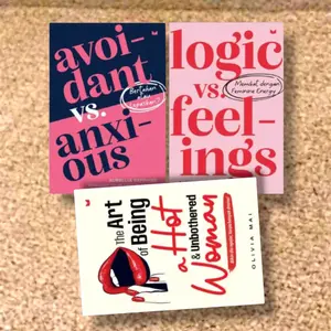 Paket Lengkap 3 Buku Self Help AVOIDANT VS ANXIOUS LOGIC VS FEELINGS & THE ART OF BEING A HOT UNBOTHERED WOMAN oleh Olivia Mai