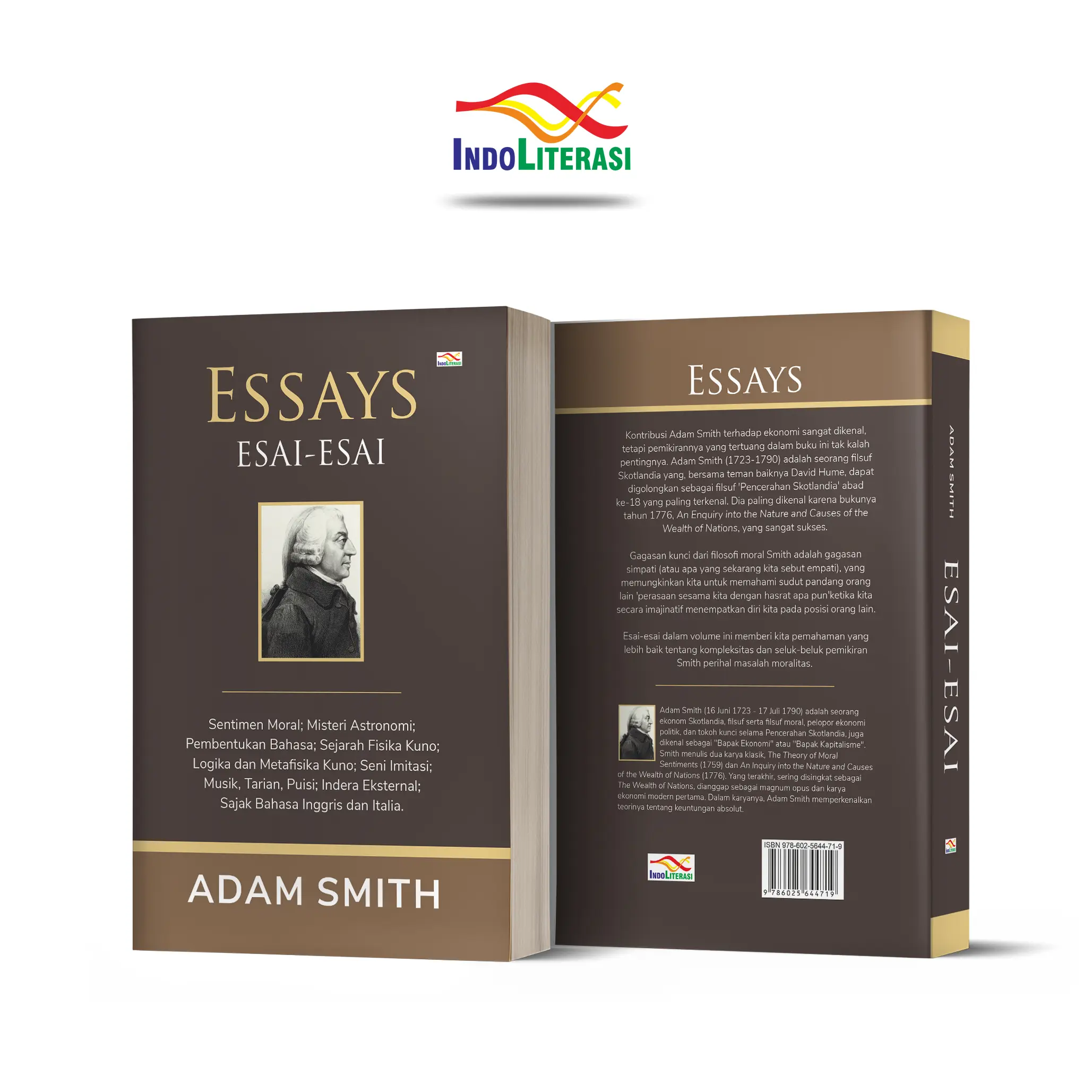 Buku Filsafat Essays of Adam Smith Filosofi Tahun
