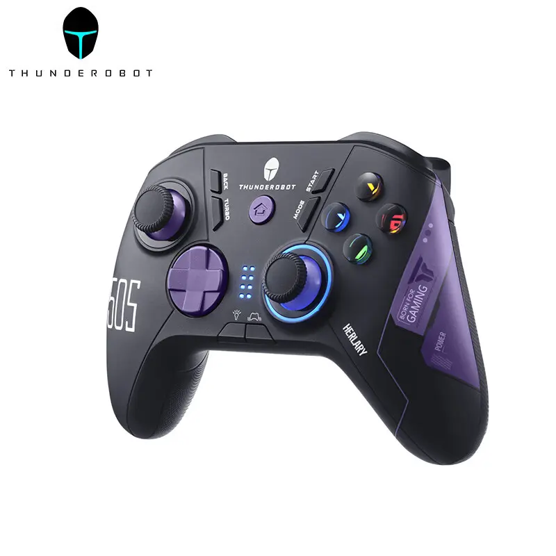THUNDEROBOT G50S Wireless Gamepad Controller Hall Effect Joysticks & Triggers Tri-Mode Bluetooth 2.4G Kabel untuk Switch PC Tablet Smart TV 8
