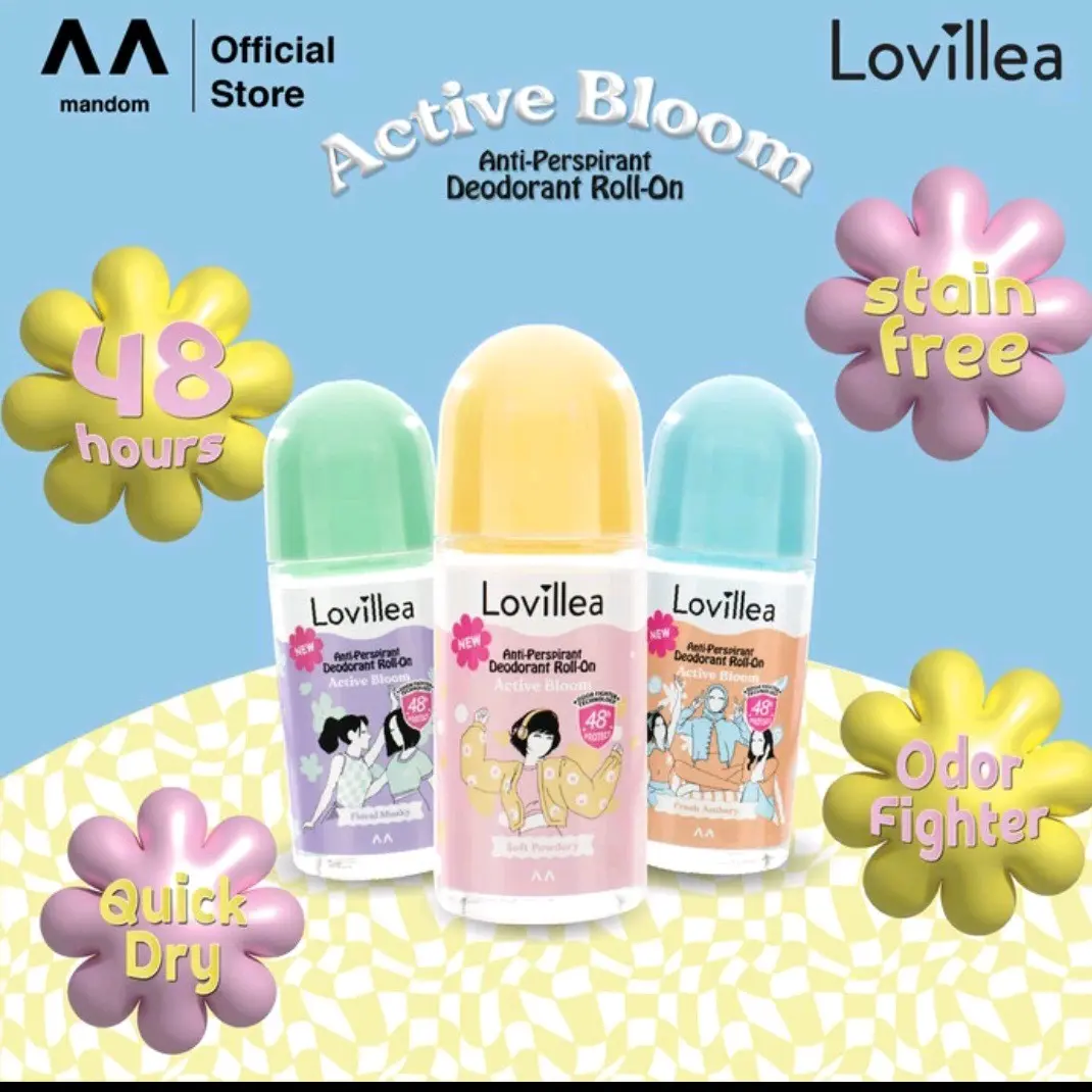 LOVILLEA Active Bloom Anti- perspirant Deodorant Roll-on