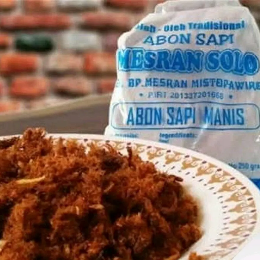 Abon Sapi Manis Abon Mesran Solo 250 gram Oleh Oleh khas Solo