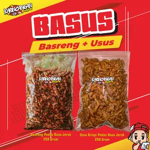 PAKET BASUS (Basreng Usus) 250gr Lebih Hemat!! Karincangan Putra Snack