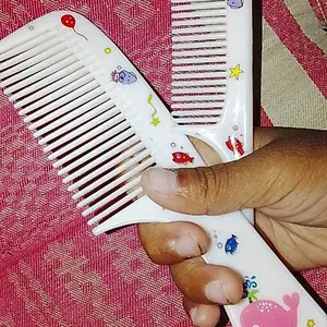 BISA COD F5883  Sisir Rambut Set Pria Dan Wanita Isi 2 Pcs / Sisir Anak Motif Lucu