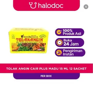 Tolak Angin Cair Plus Madu 15 ml 12 Sachet