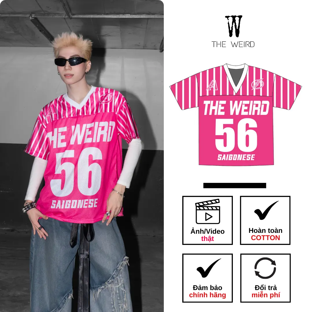 Áo thun The Weird Local Brand Unisex Form BOXY Tay Lỡ ATK1136