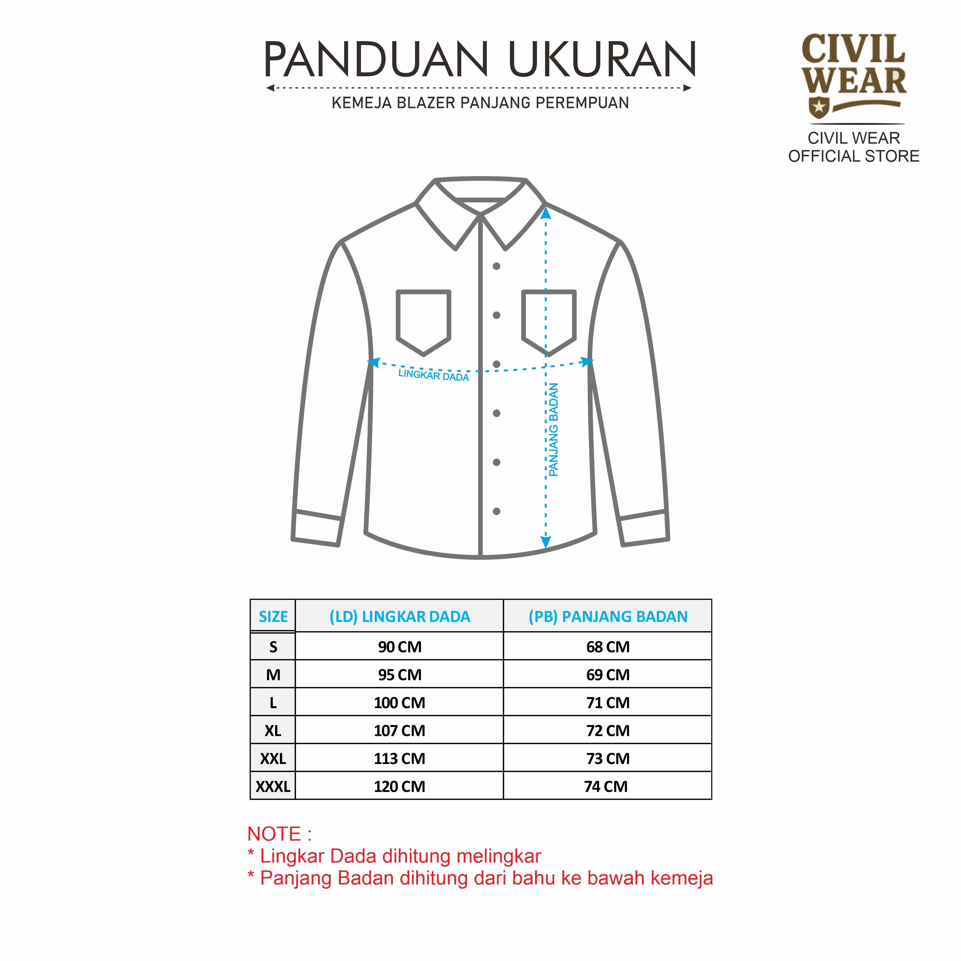 Kemeja PDH Blazer Putih Wanita Baju Putih PDH Dinas ASN PNS CIVIL WEAR