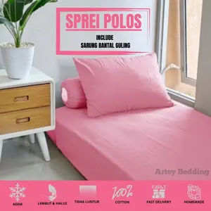 SPREI HOMEMADE POLOS TERBARU BEST SELLER TINGGI 15 DAN 20 Katun King Size Karet Seprei Guling