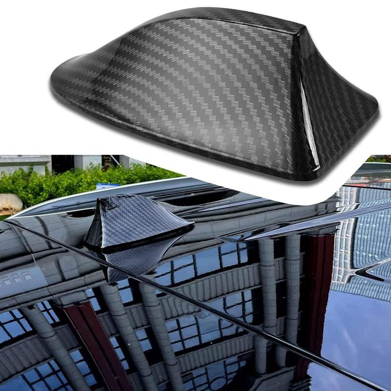 Product Introduction of Ăng-ten vây cá mập trên ô tô, với chức năng tiếp nhận tín hiệu, mô hình đuôi in hoa sợi carbon, A9Y2 16