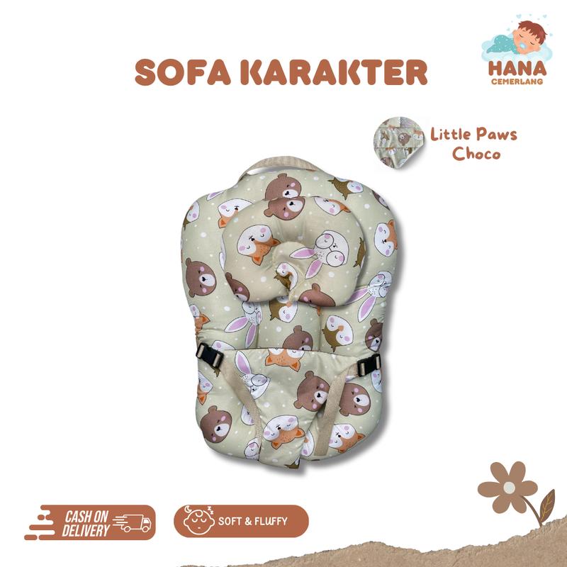 Sofa karakter premium EXLUSIVE hana cemerlang sofa bayi newborn 1