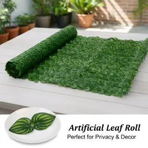 Daun Semangka Artificial 1 Meter x 3 Meter Hiasan Dinding Dekorasi Pagar Background Belakang Perfect for Privacy & Decor