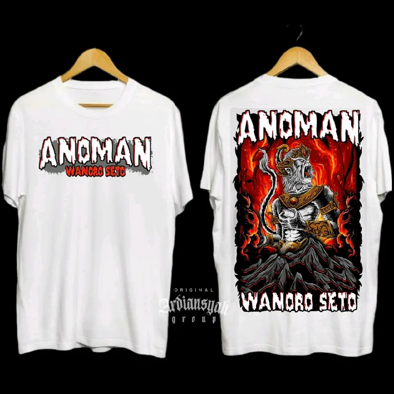 Kaos tokoh jawa wayang anoman sablon besar Soft 1