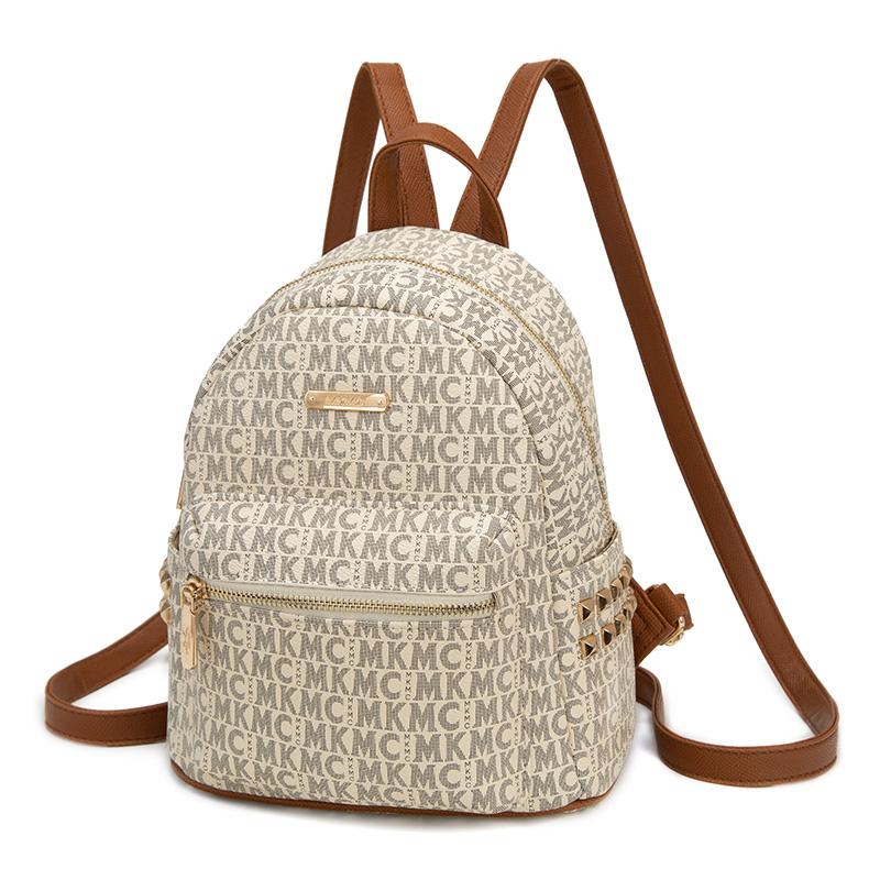 Product Introduction of [SPECIAL LIVE] MKMC Tas Ransel Mini Backpack Casual Tas Fashion Wanita Tas Kulit Selempang Wanita Kekinian 17