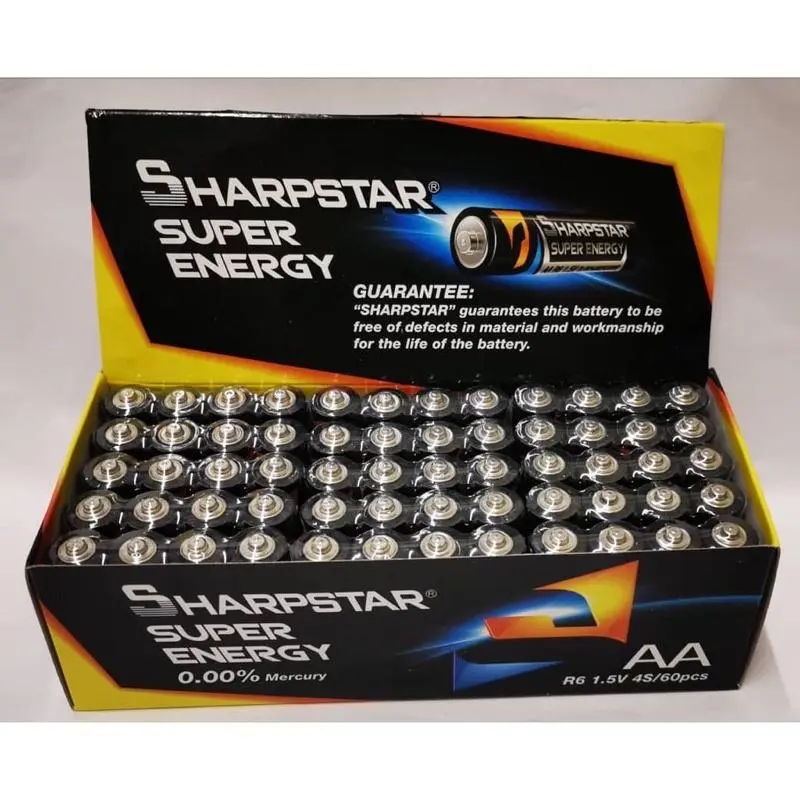 Battery AA  Super Heavy Duty Supercell Battery 1.5V AA Bateri Remote Control Battery Operated Toy Home Living