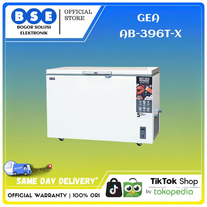Gambar Frezeer Box Pendingin GEA AB396TX 386 Liter Chest Freezer Frozen Food GEA AB-396T-X dari Bogor Solusi Elektronik Kab. Bogor Tokopedia