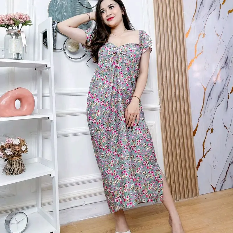 Dress Gisel Daster pita rayon bali 5