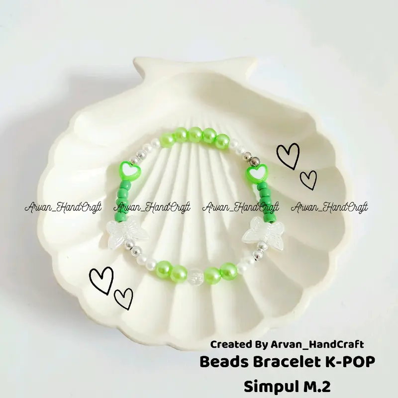 Beads Bracelet K-POP Model Simpul ( Part 1 ) Gelang 7