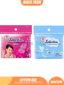 Cotton Bud Anak Dewasa Selection Isi 100
