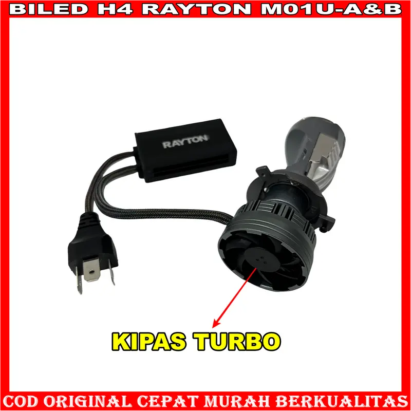 RAYTON - ORIGINAL  MINI LED PROJECTOR H4 M01U RTD RAYTON BLUELENS MOBIL MOTOR HEADLIGHT HEADLAMP BILED MATRIX 2