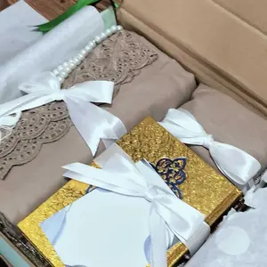 Paket Lengkap B / Hampers Mukena Sajadah Tasbih Quran Seserahan 1 Set Gift Box Hadiah kado cewe Ulang tahun nikahan wisuda lebaran ramadhan Wedding hari Guru Ibu cewek pacar Istri teman pernikahan anniversary sempro sidang Idul fitri Seperangkat sholat