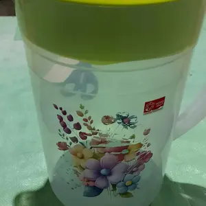 Water Jug Jumbo Bunga 4,1 Liter Yoyo Star | Teko Air Plastik Yoyo Star Tahan Lama Murah Kuat Bisa COD Kitchenware Pink