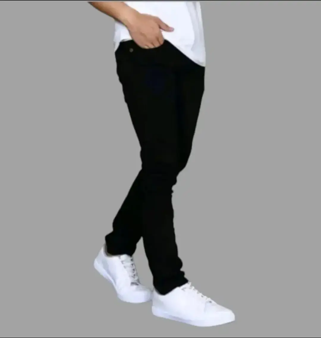COD Celana Jeans Pria Denim Celana Pensil Cowok Hitam Celana Jeans Panjang Pria Slim Fit