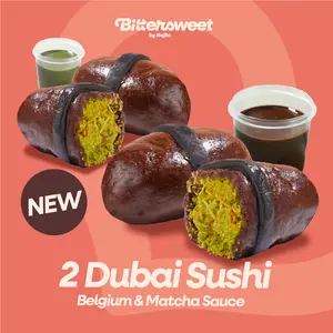 [ SALE ]  2 Set Dubai Sushi ( isi 4 pcs ) Bittersweet by Najla