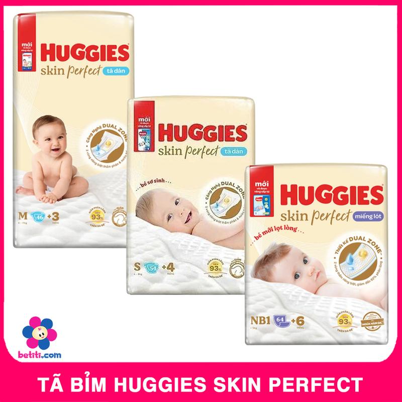 New Miếng Lót Tã Dán Huggies Đủ Size XS S M Cho Bé