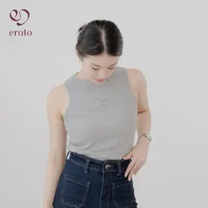 ERATO TIMELESSLY YOURS - Claire Tank Top / Tank Top Wanita / Slim-fitting / Casual Atasan Basic Simple Nyaman Kamisol Soft Panjang Rompi Korean