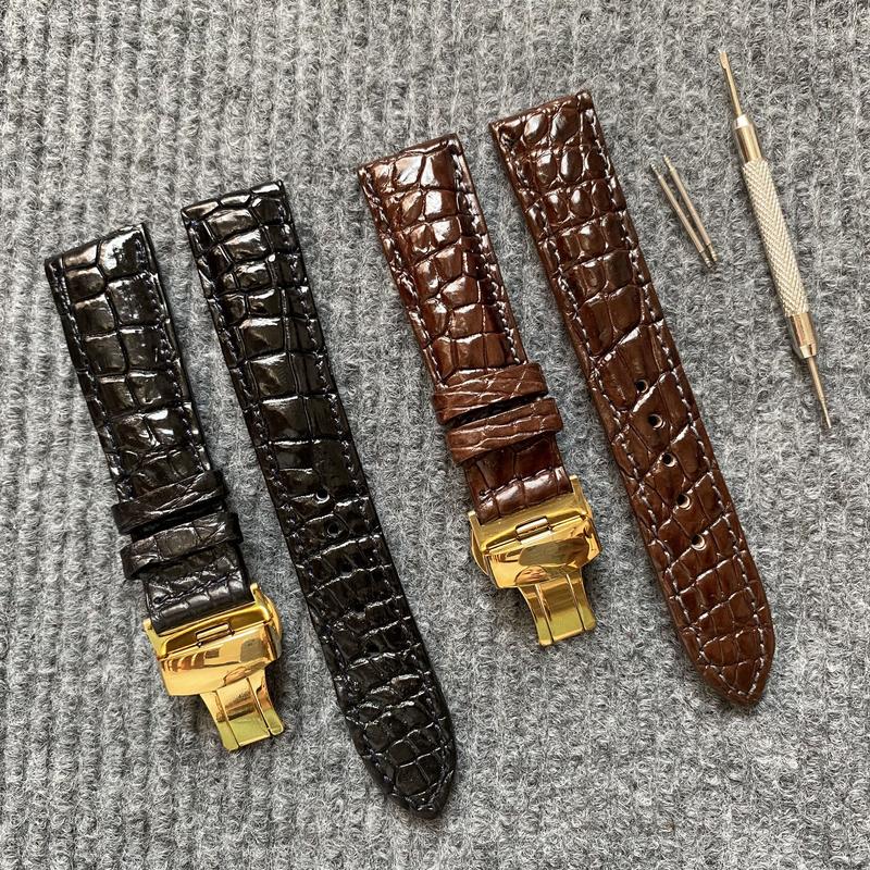 1.1 Dây đồng hồ DA CÁ SẤU [ DA THẬT 100% ] Vân Hạt ,SẢN PHẨM GỒM : 1 DÂY + 1 KHÓA, 2 CHỐT THÔNG MINH,và 1 CÂY THAY DÂY